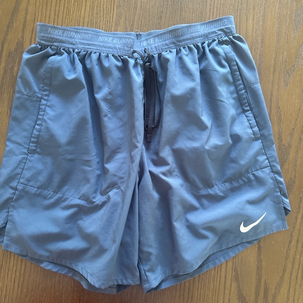 Nike Stride Men's Lined Blue Running Shorts